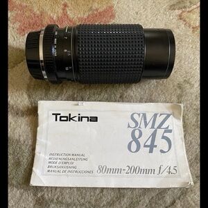 Tokina ‘80s 80-200 Zoom lens